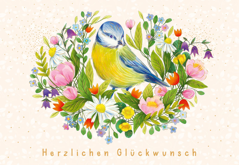 Feine Art Doppelkarte