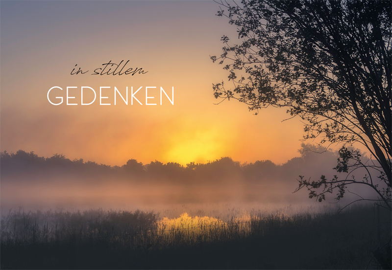 Lichtblicke Trauer Doppelkarte