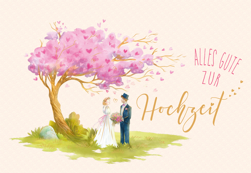 Feine Art Doppelkarte