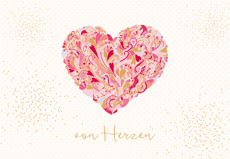 Feine Art Doppelkarte