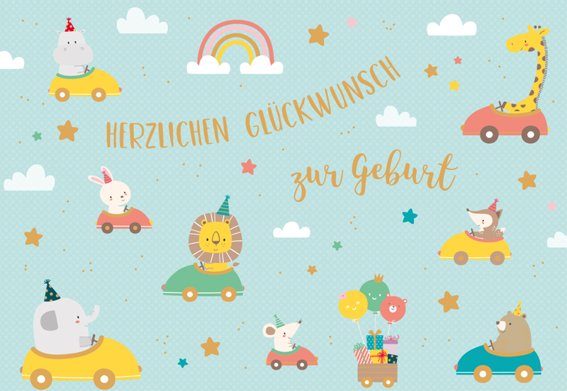 Feine Art Doppelkarte