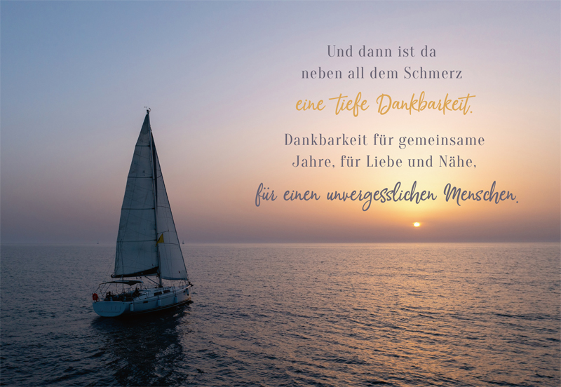 Lichtblicke Trauer Doppelkarte