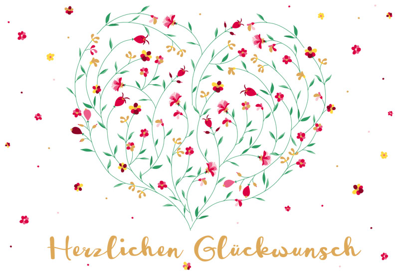 Feine Art Doppelkarte