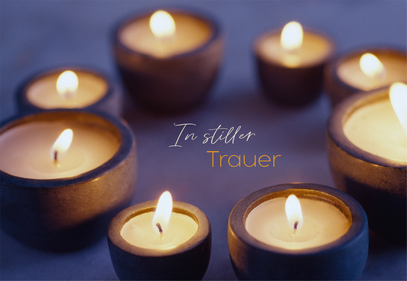 Lichtblicke Trauer Doppelkarte