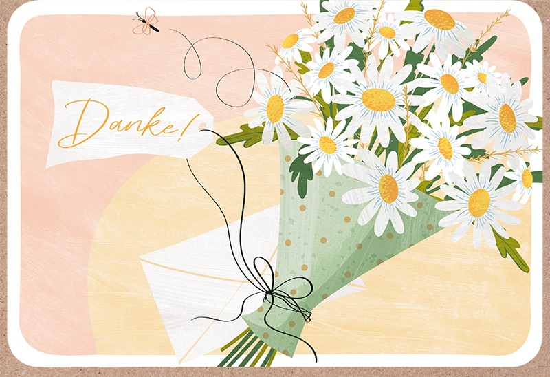 Herzallerliebst Doppelkarte