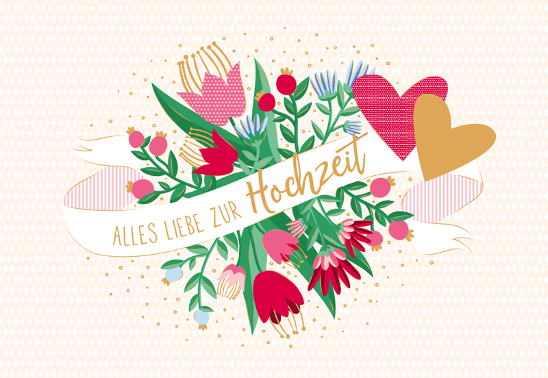 Feine Art Doppelkarte