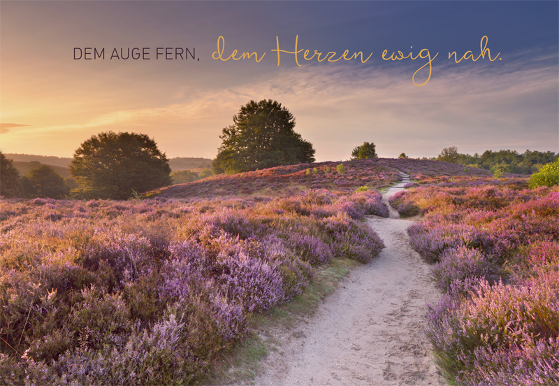 Lichtblicke Trauer Doppelkarte